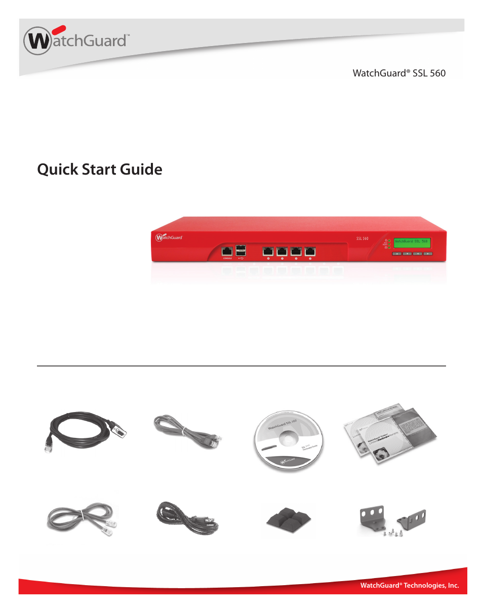 WatchGuard SSL 560 User Manual | 4 pages