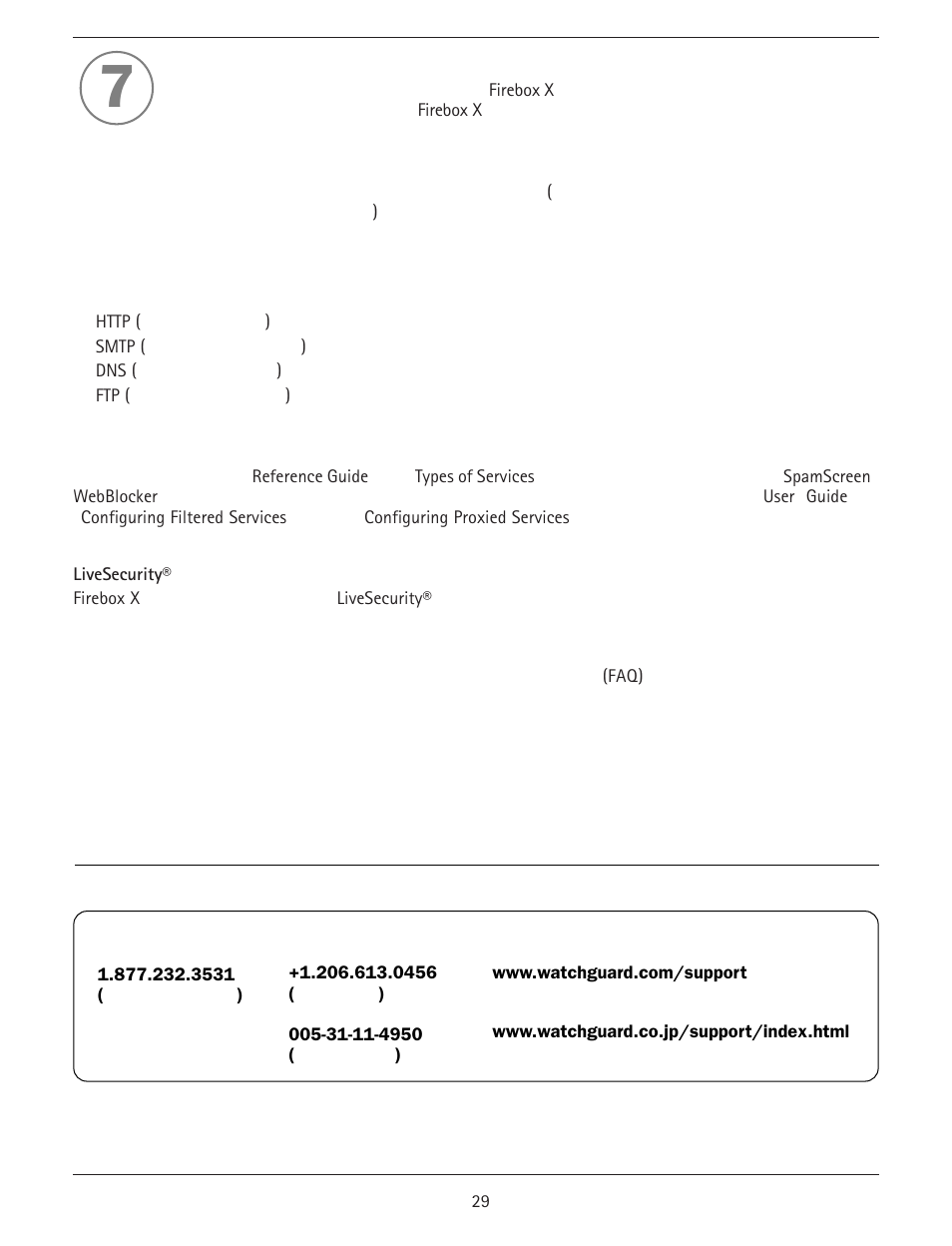 WatchGuard Firebox X Core User Manual | Page 29 / 37