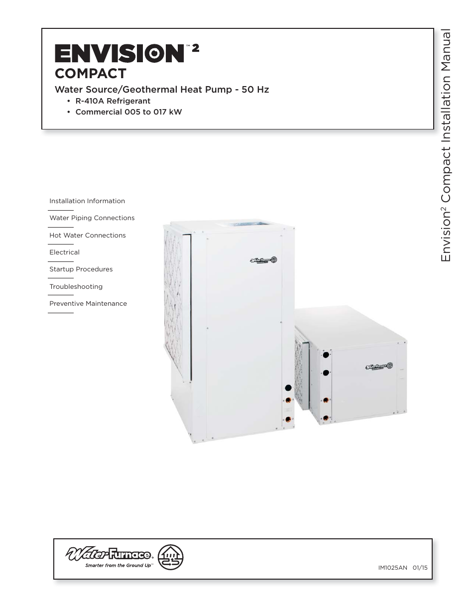 WaterFurnace Envision2 User Manual | 54 pages
