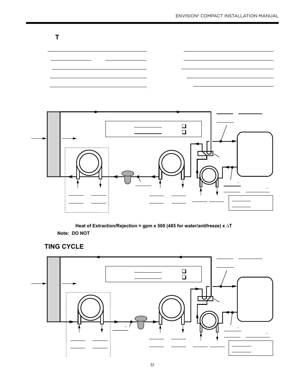 Cooling cycle analysis, Hea 7,1*&<&/( analysis, Startup/ 7roubleshooting form | WaterFurnace Envision2 User Manual | Page 51 / 60