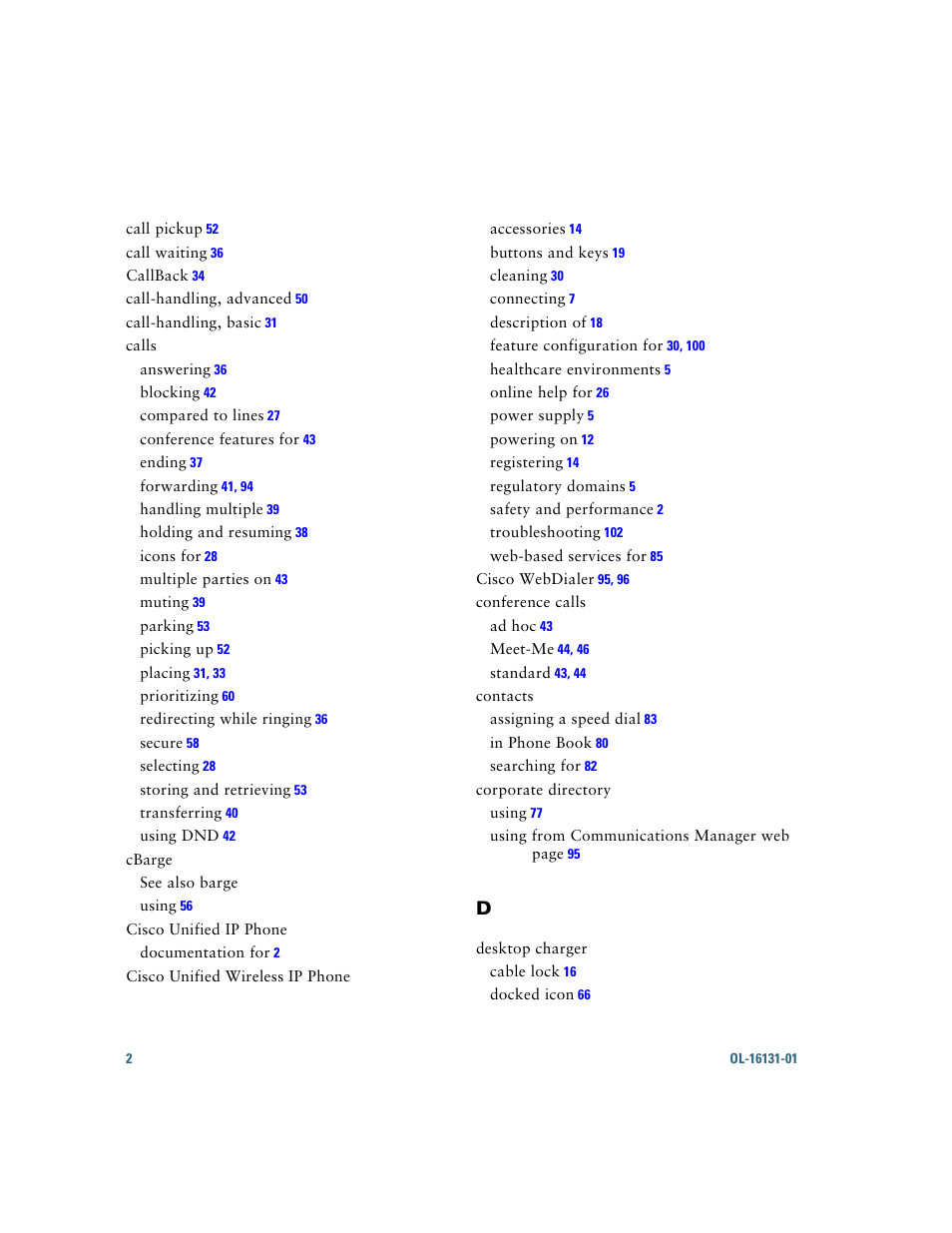 Cisco Cisco Unified Wireless IP Phone 7921G User Manual | Page 116 / 124