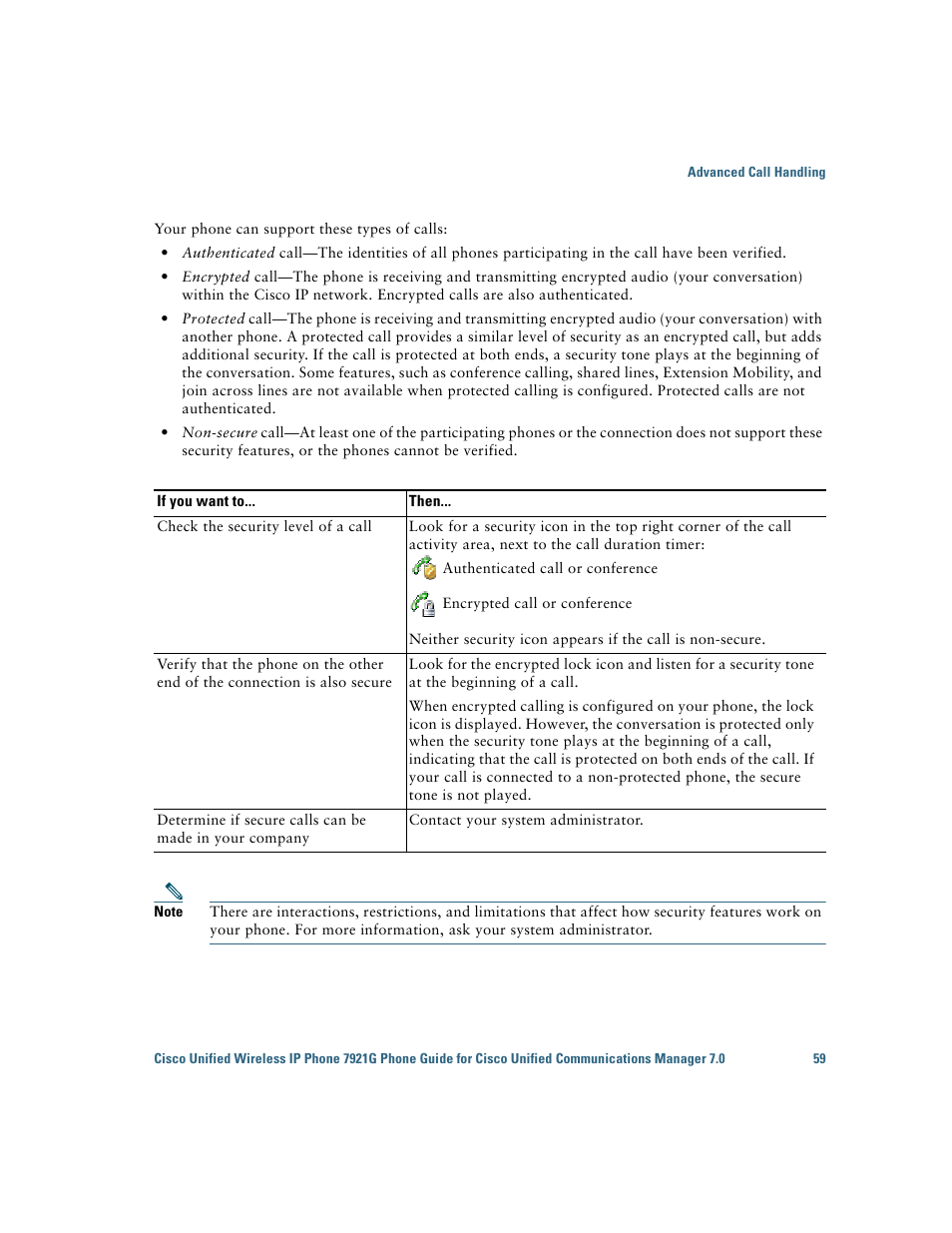 Cisco Cisco Unified Wireless IP Phone 7921G User Manual | Page 67 / 124