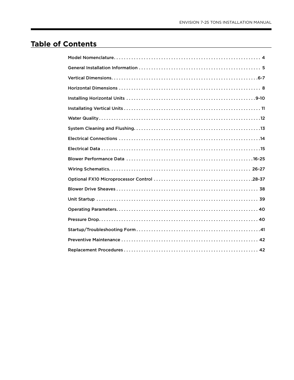 WaterFurnace Envision (XL) User Manual | Page 2 / 43