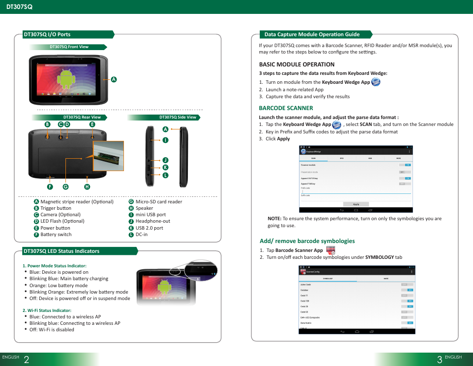 WebDT DT307SQ User Manual | Page 2 / 2