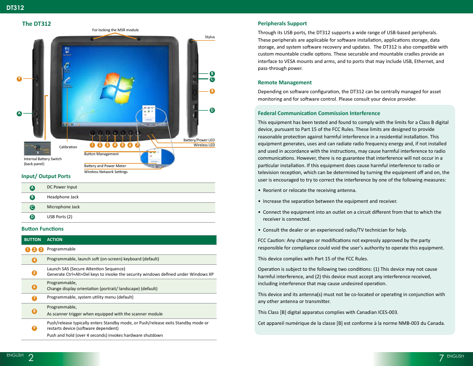 The dt312 | WebDT DT312 User Manual | Page 2 / 4