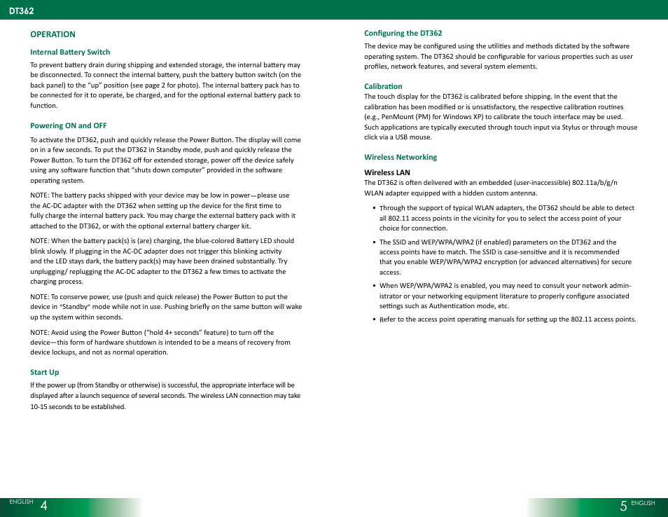 WebDT DT362 User Manual | Page 3 / 4