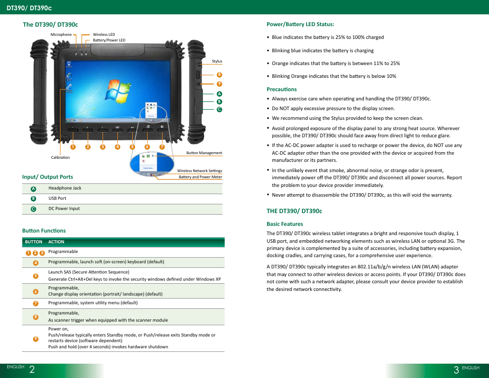 WebDT DT390 User Manual | Page 2 / 4