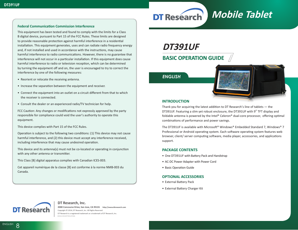 WebDT DT391UF User Manual | 4 pages