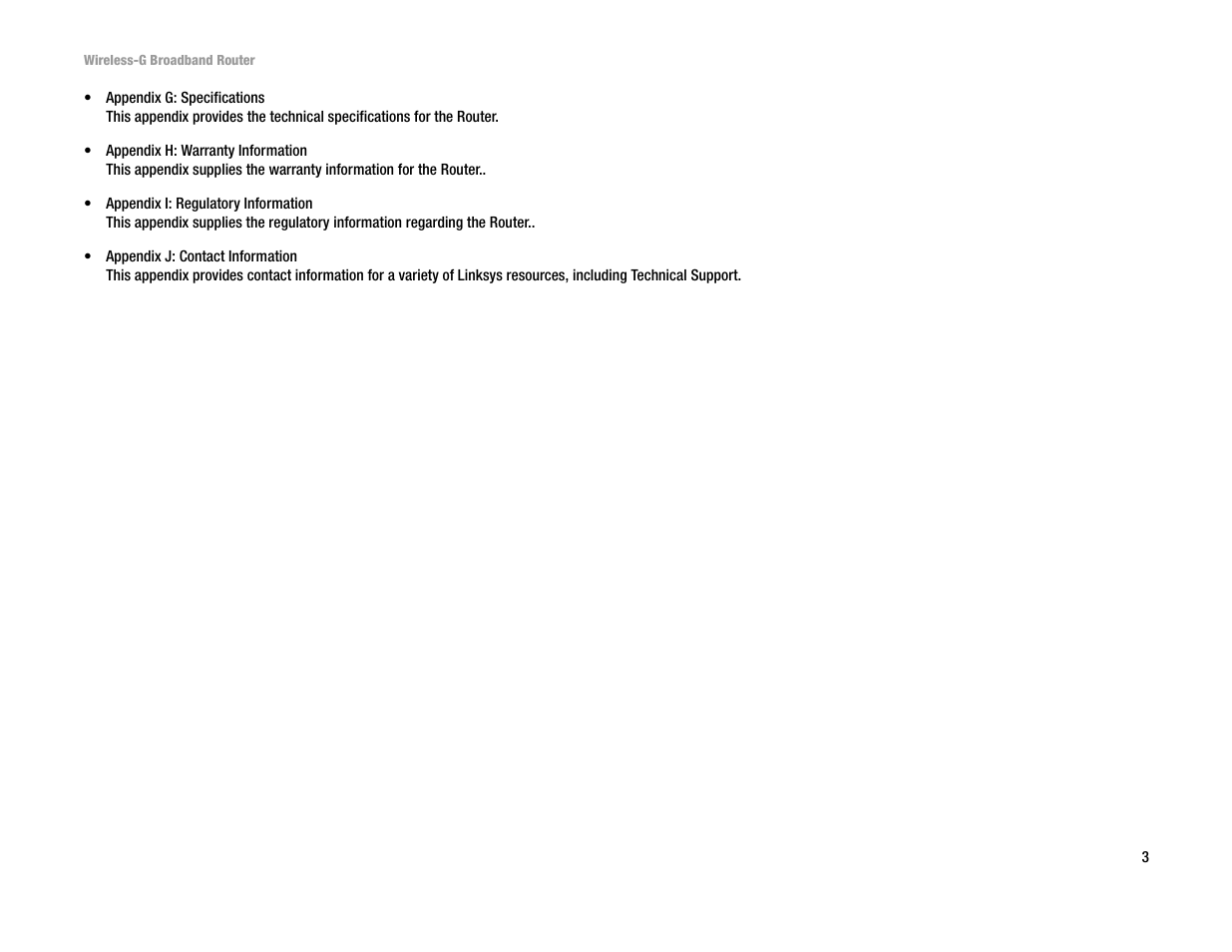 Linksys WRT54G User Manual | Page 11 / 85