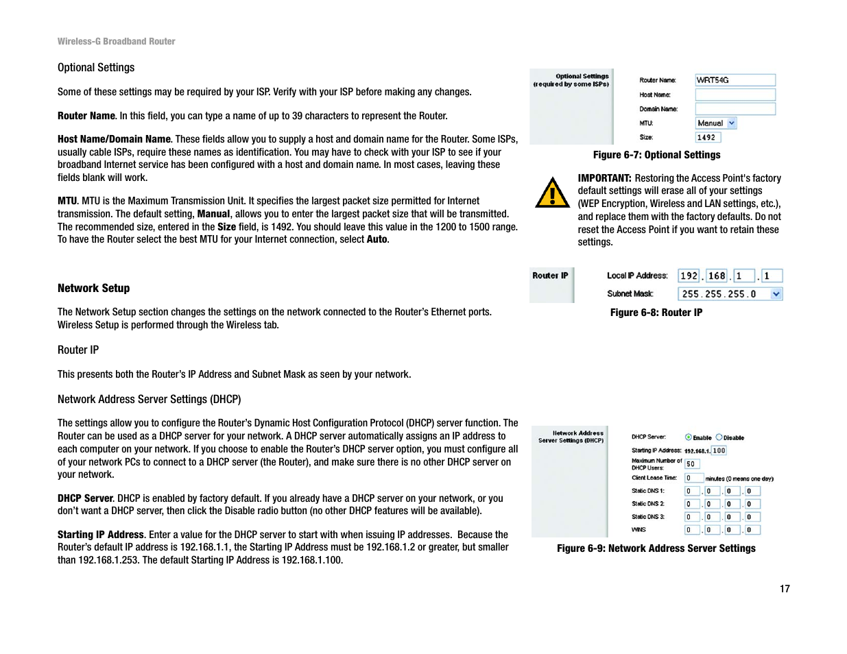 Linksys WRT54G User Manual | Page 26 / 85