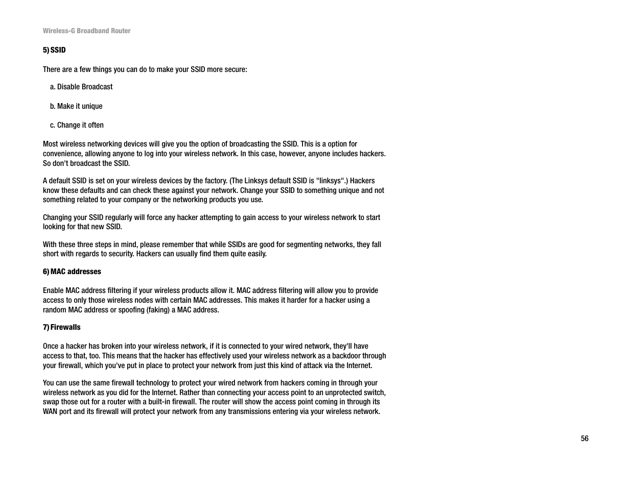 Linksys WRT54G User Manual | Page 65 / 85