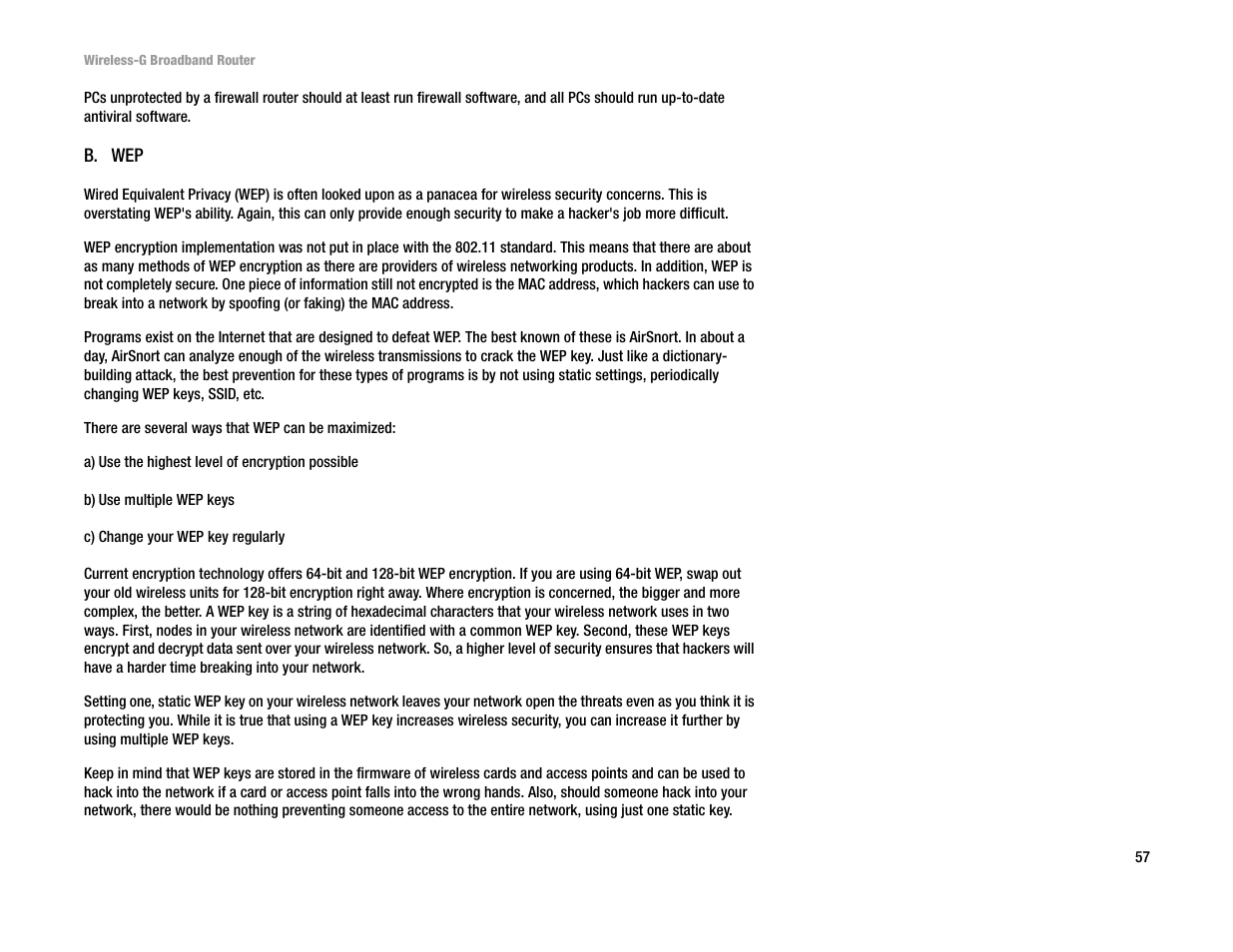 Linksys WRT54G User Manual | Page 66 / 85