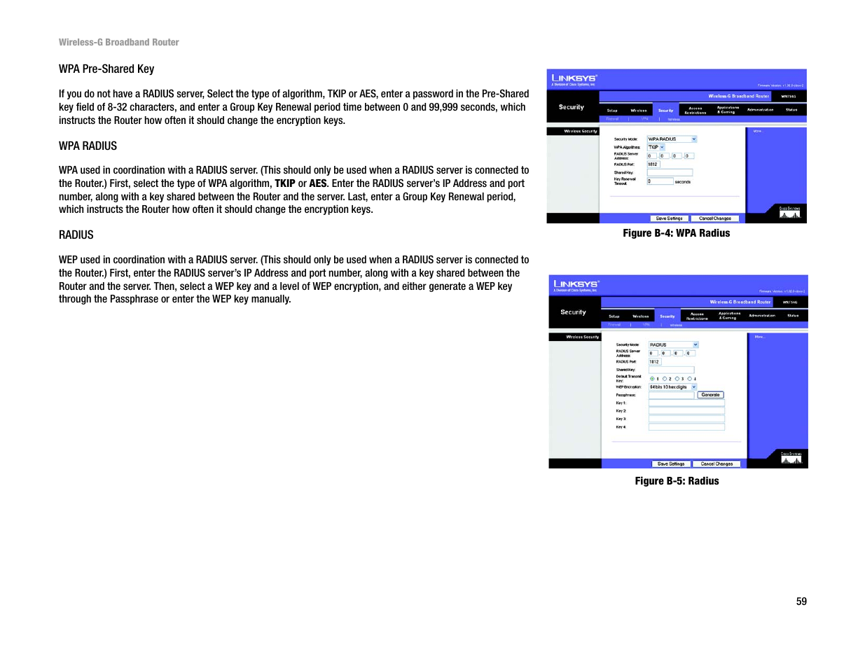 Linksys WRT54G User Manual | Page 68 / 85