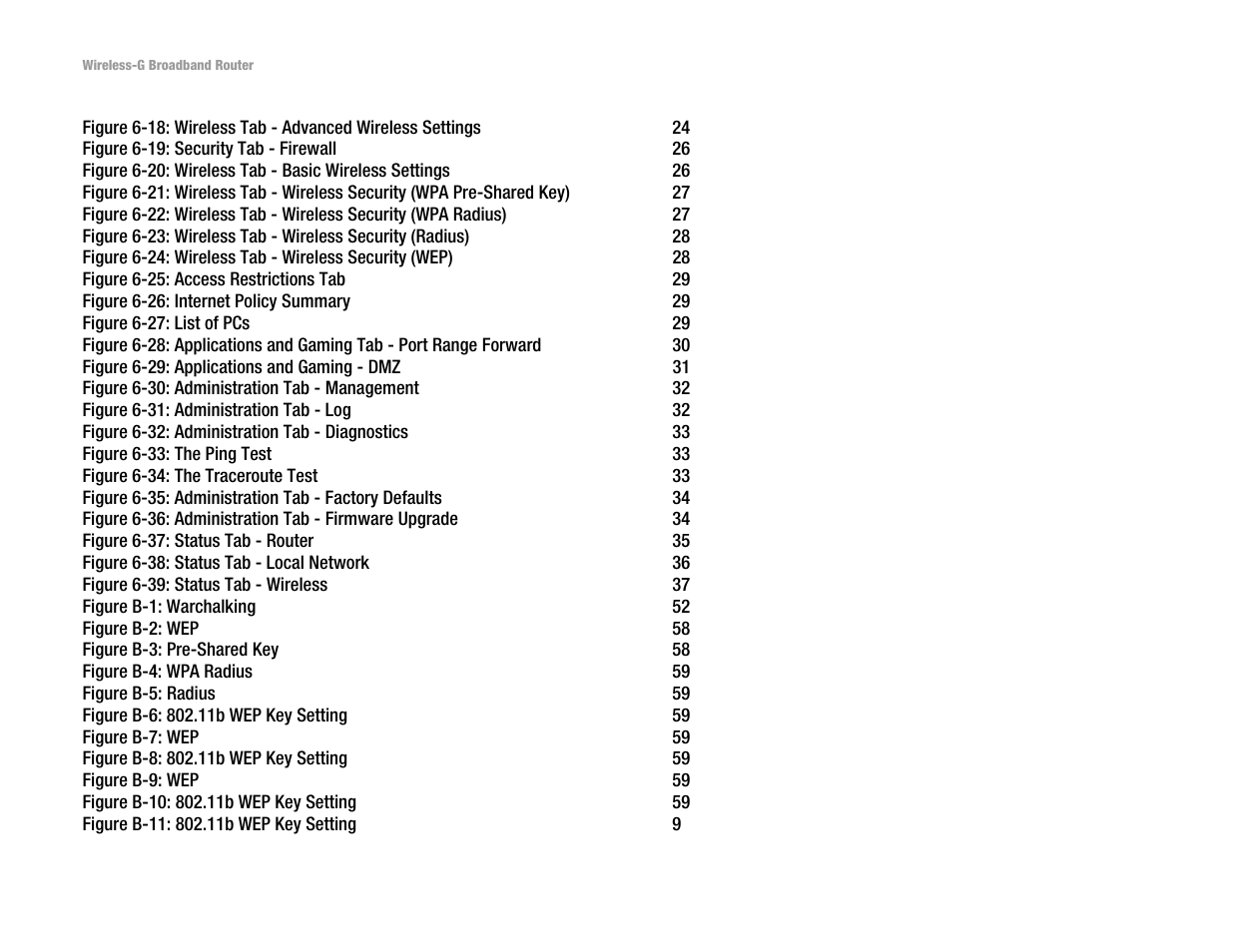 Linksys WRT54G User Manual | Page 7 / 85