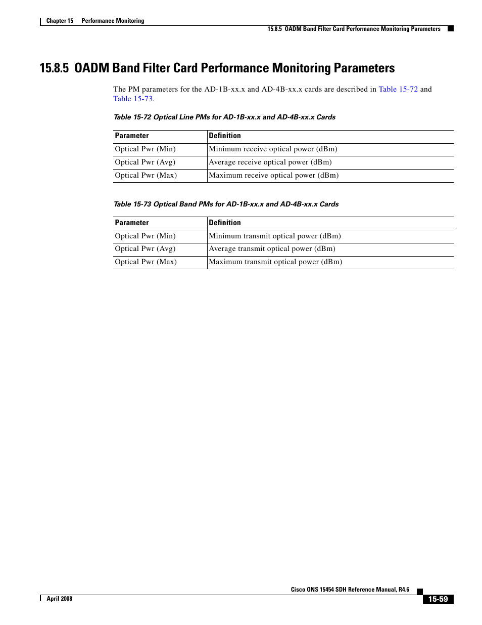 Cisco ONS 15454 SDH User Manual | Page 59 / 62