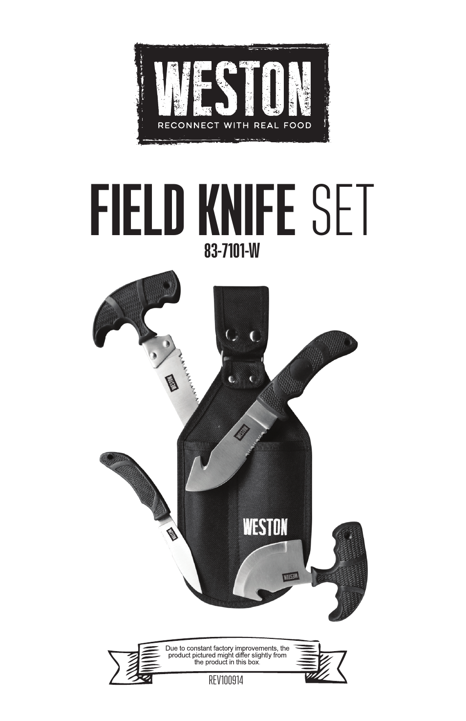 Weston 4 Piece Field Knife Set User Manual | 11 pages