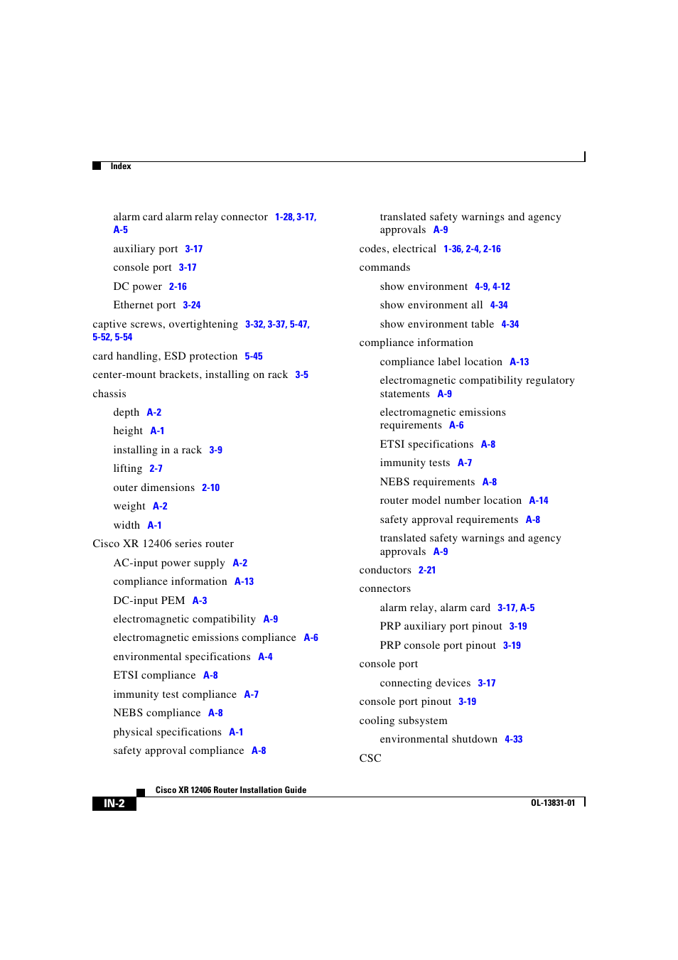 Cisco XR 12406 User Manual | Page 246 / 252