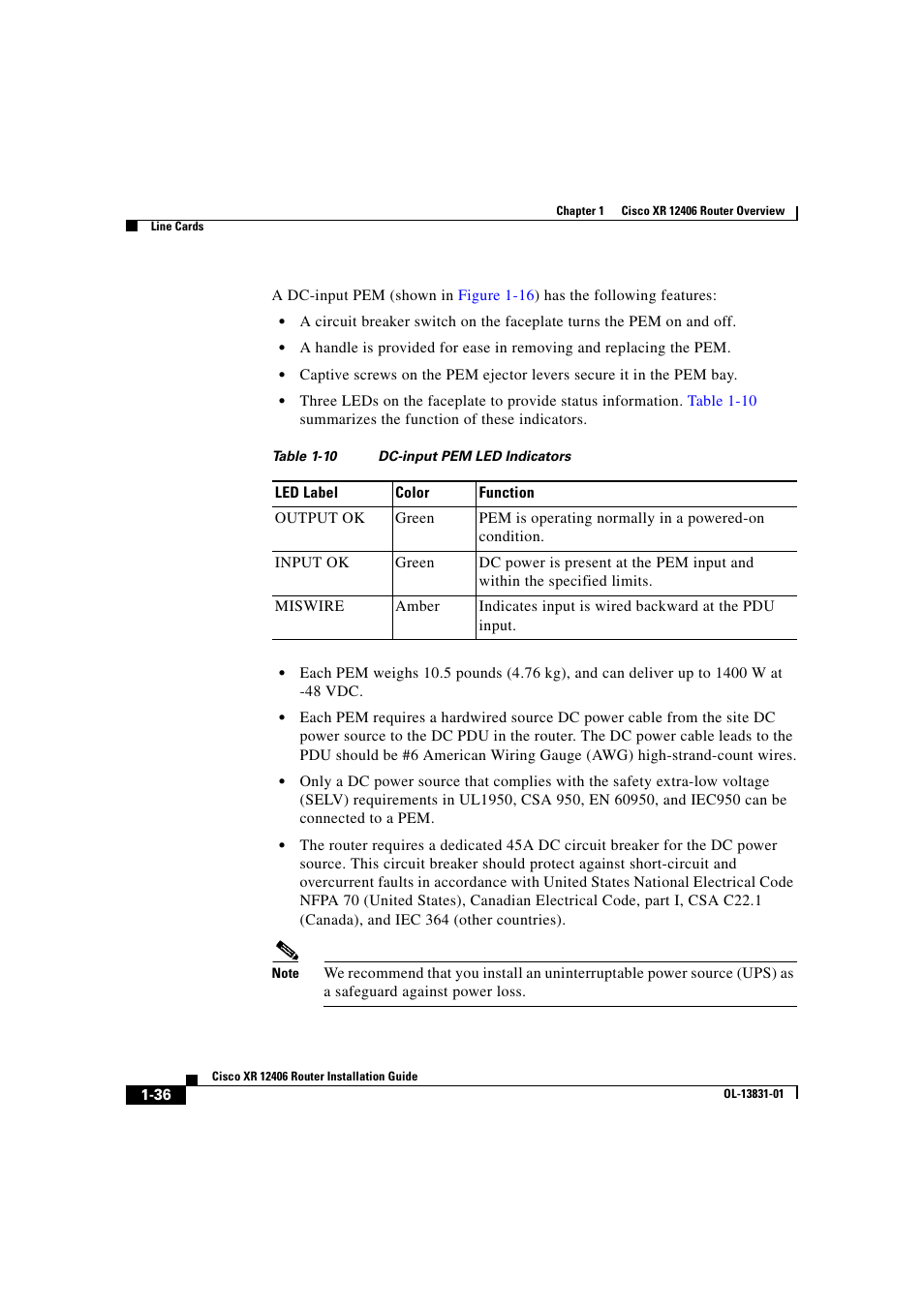 Cisco XR 12406 User Manual | Page 52 / 252