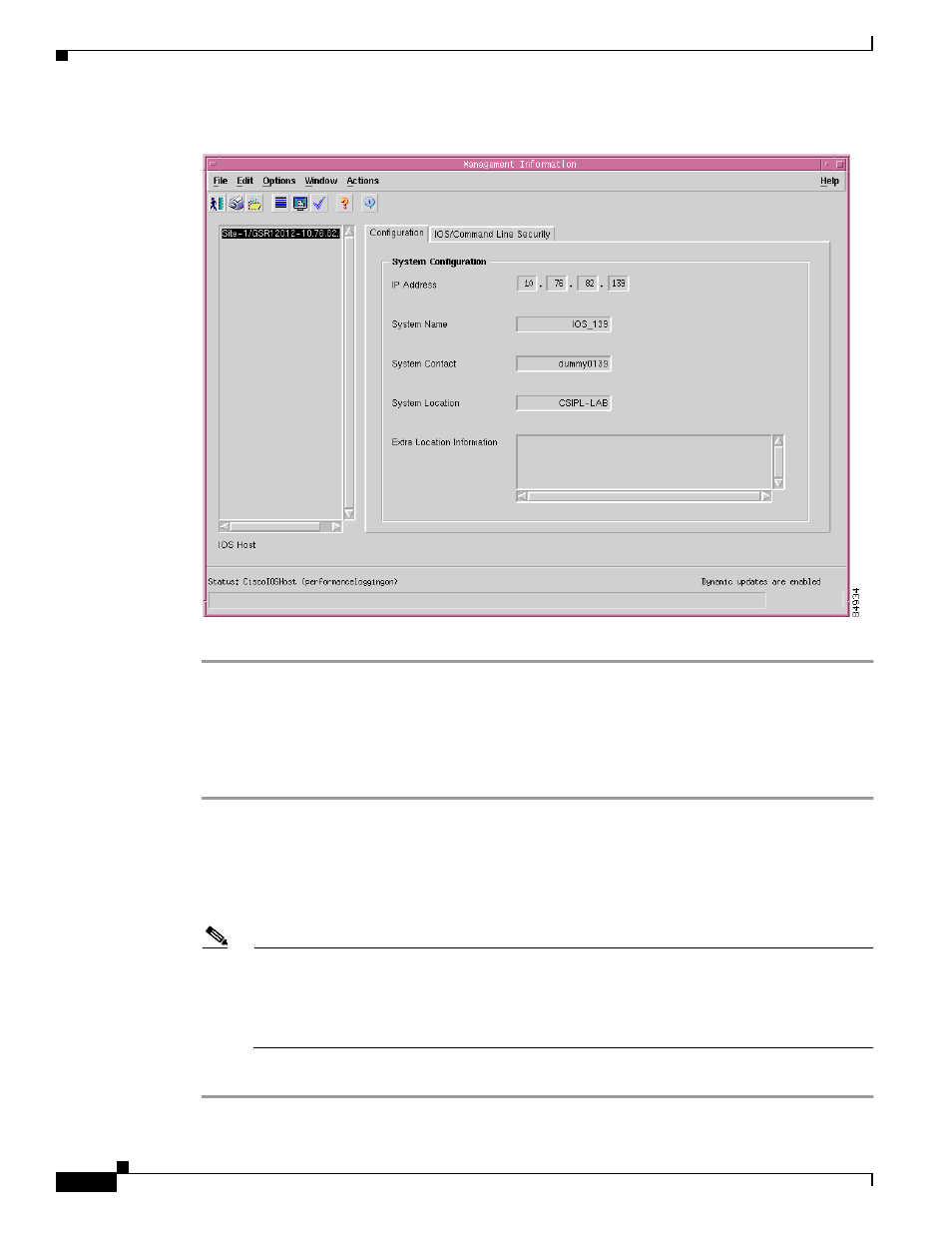 System configuration | Cisco 12000/10700 V3.1.1 User Manual | Page 118 / 602