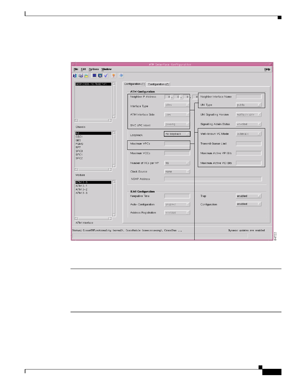 Configuring an atm interface | Cisco 12000/10700 V3.1.1 User Manual | Page 209 / 602