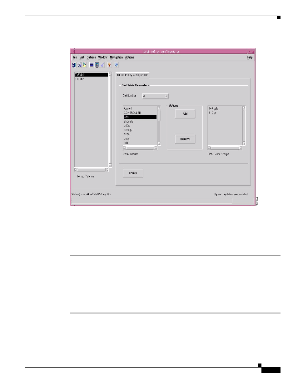 Editing an existing tofab policy, Figure 11-14 on | Cisco 12000/10700 V3.1.1 User Manual | Page 319 / 602