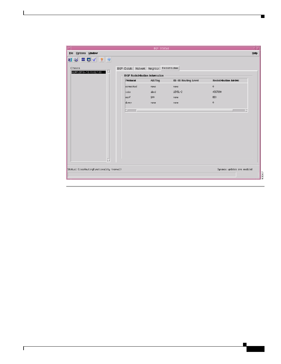 Bgp status window—detailed description, Bgp-details | Cisco 12000/10700 V3.1.1 User Manual | Page 411 / 602