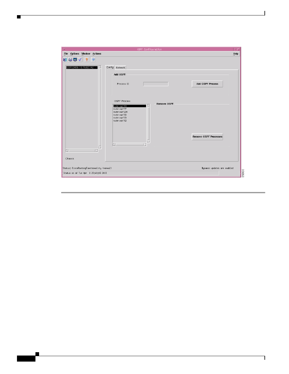 Config tab—detailed description, Config | Cisco 12000/10700 V3.1.1 User Manual | Page 438 / 602