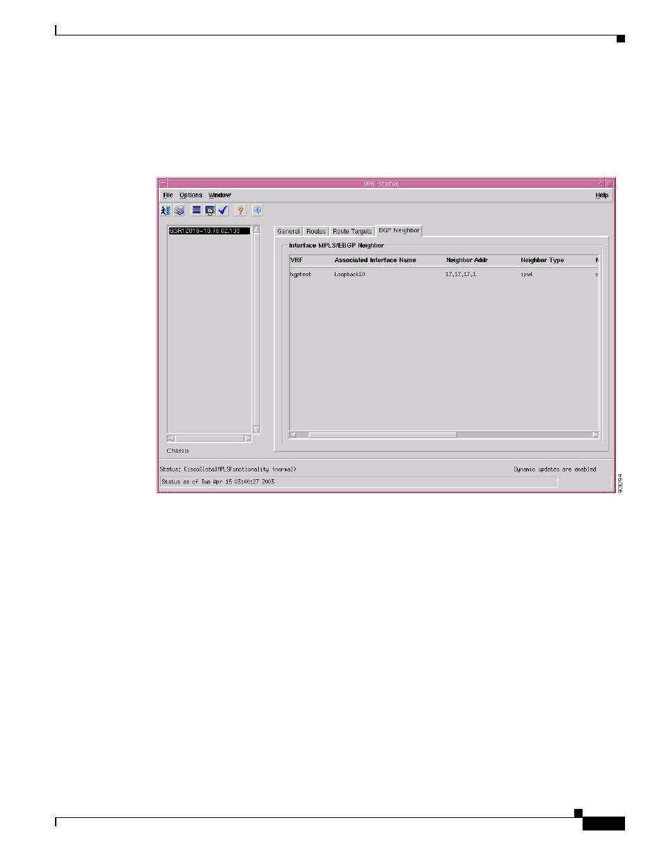 Bgp neighbor tab | Cisco 12000/10700 V3.1.1 User Manual | Page 527 / 602
