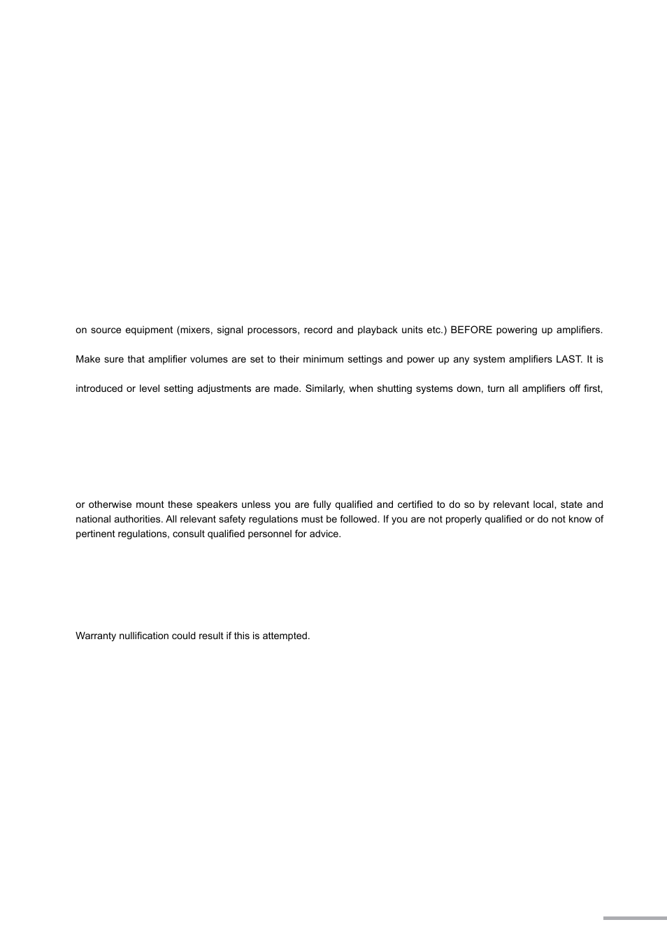 Important warnings & safety instructions | Wharfedale Pro Focus 18S User Manual | Page 3 / 16