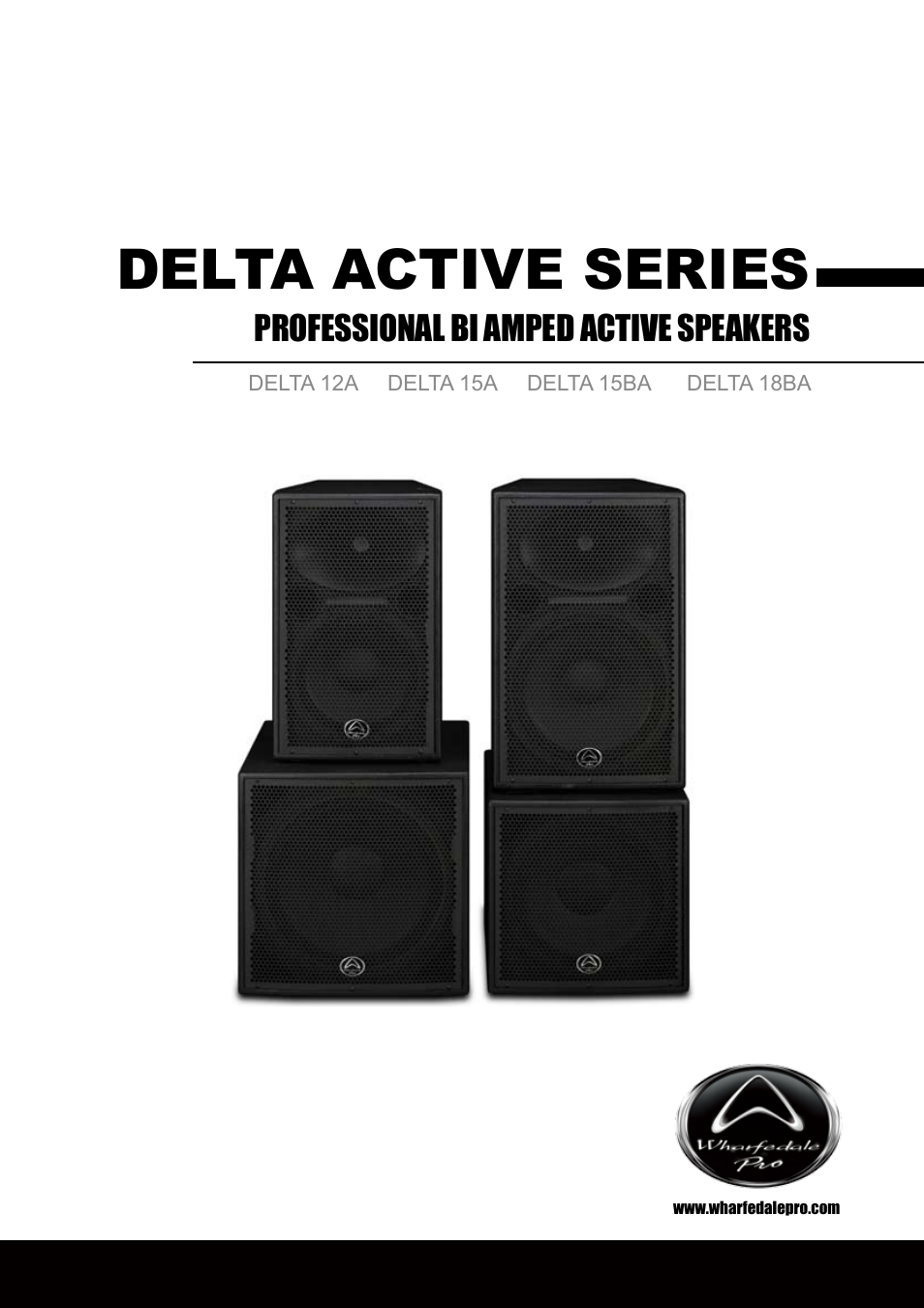 Wharfedale Pro Delta 18BA User Manual | 12 pages