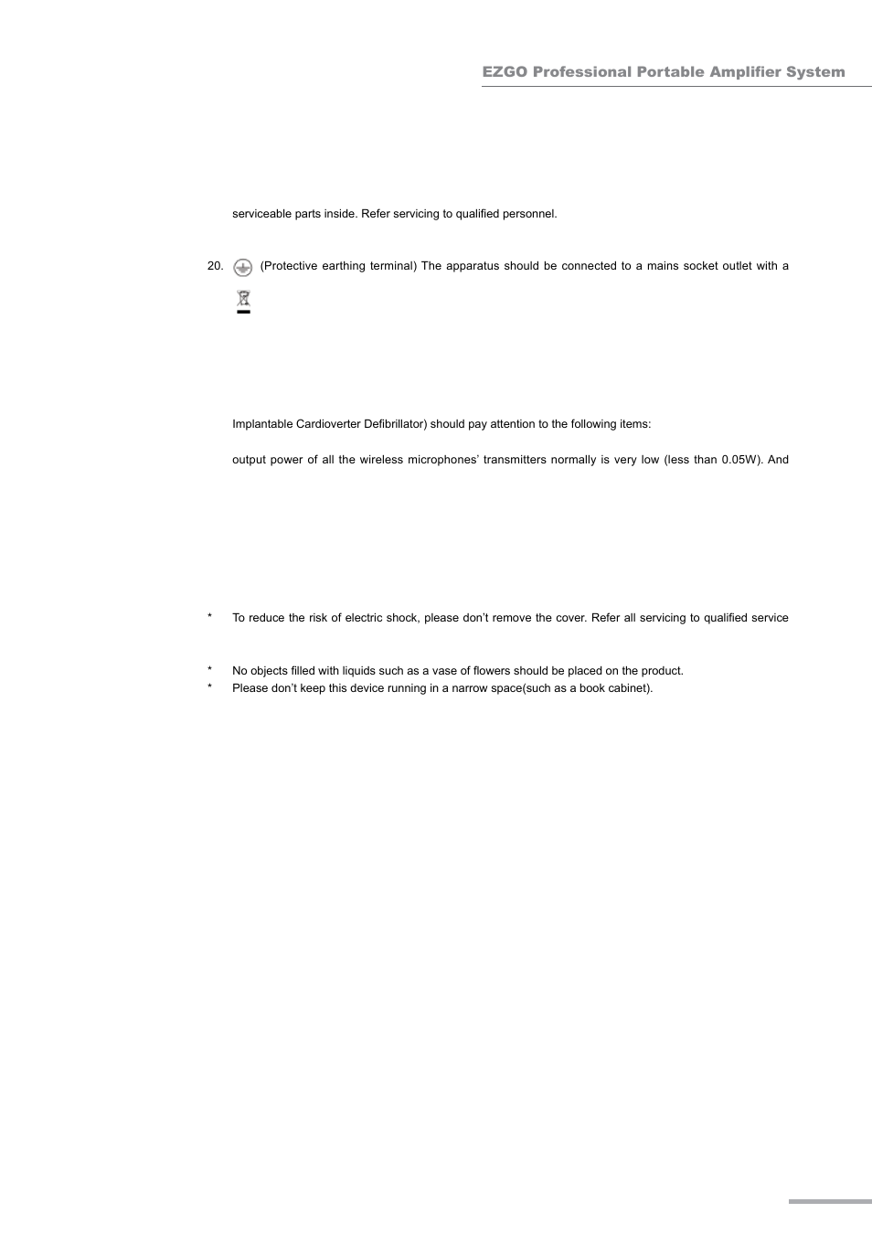 Wharfedale Pro EZ-BAG User Manual | Page 3 / 20