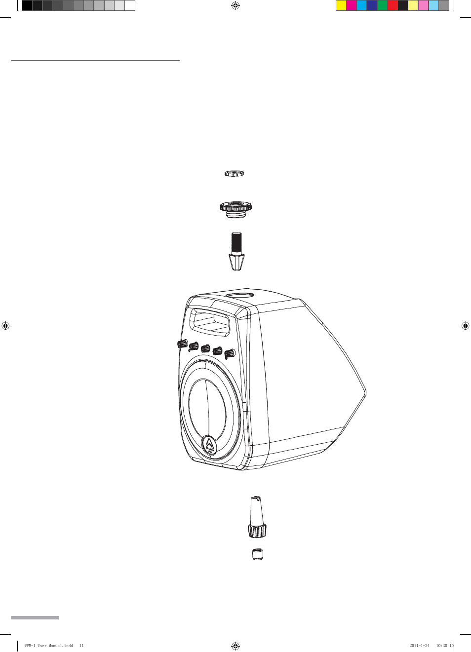 Assembly diagram | Wharfedale Pro WPM-1 User Manual | Page 12 / 16