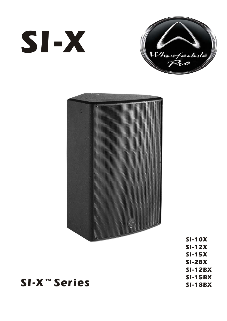 Wharfedale Pro SI-18BX User Manual | 16 pages