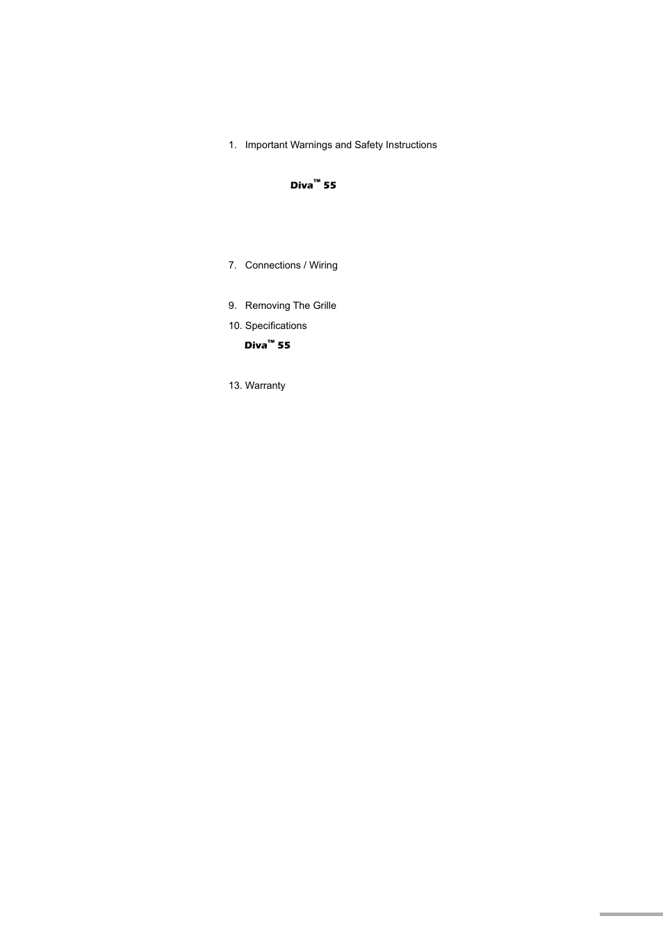 Wharfedale Pro Diva 55 User Manual | Page 3 / 12