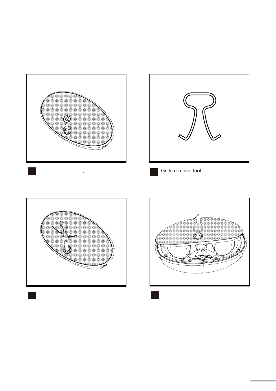 Removing the grille | Wharfedale Pro Diva 55 User Manual | Page 7 / 12