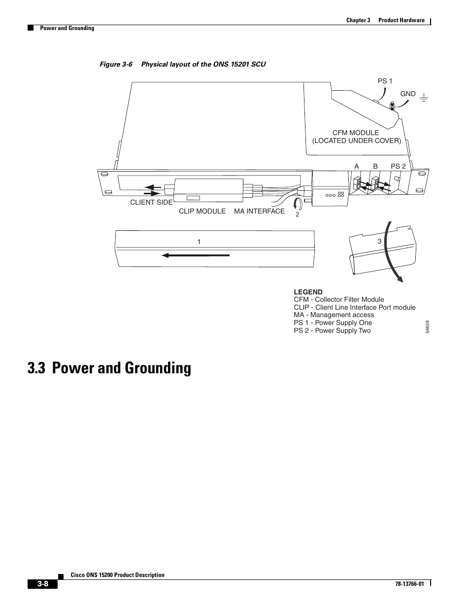 3 power and grounding, 3 power and grounding, Figure 3-6 | Cisco ONS 15200 User Manual | Page 34 / 74