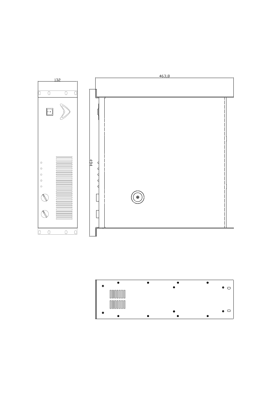 Dimensions | Wharfedale Pro MP4000 User Manual | Page 8 / 12