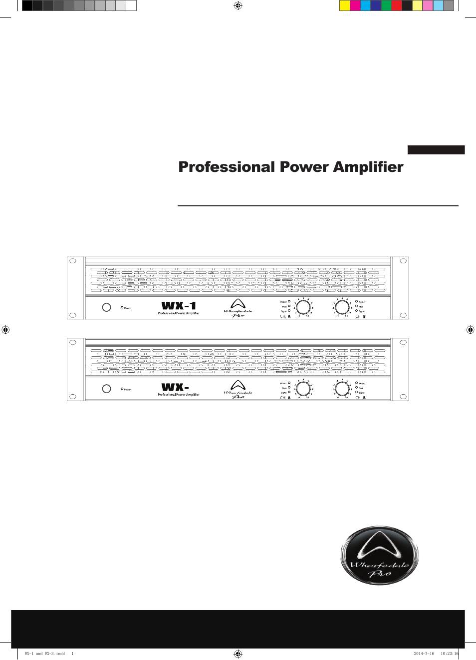 Wharfedale Pro WX-3 User Manual | 12 pages