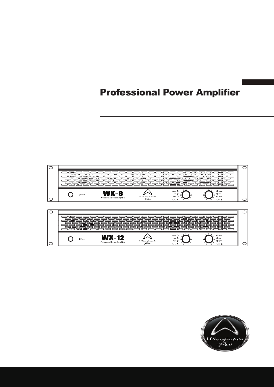 Wharfedale Pro WX-12 User Manual | 12 pages