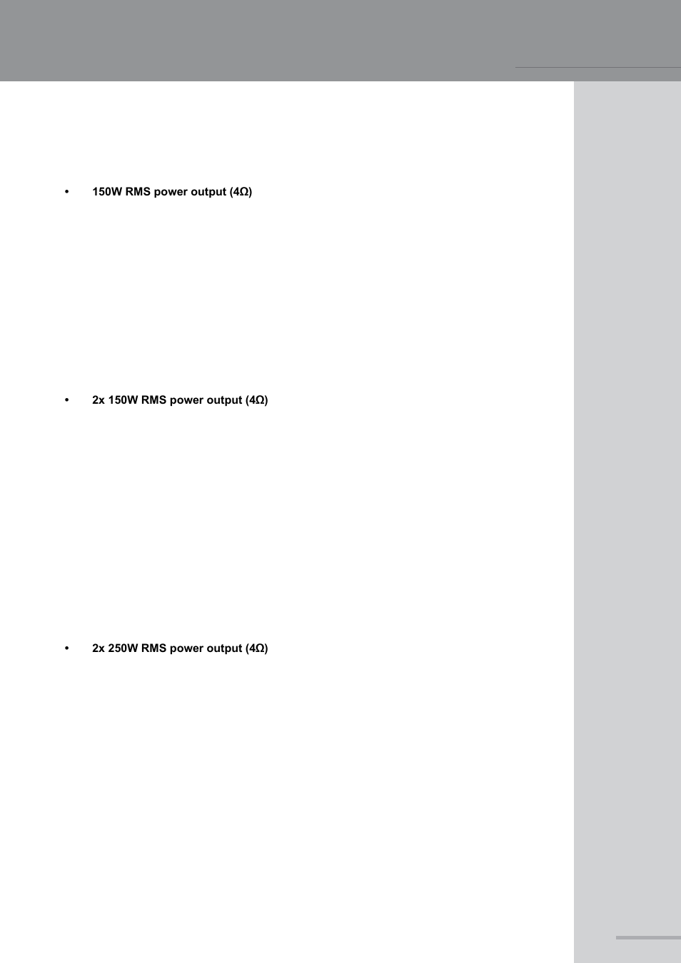 Pmx 500 features, Pmx 700 features, Pmx 710 features | Wharfedale Pro PMX 710 User Manual | Page 7 / 28