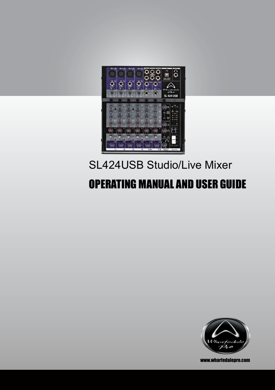 Wharfedale Pro SL424USB User Manual | 15 pages