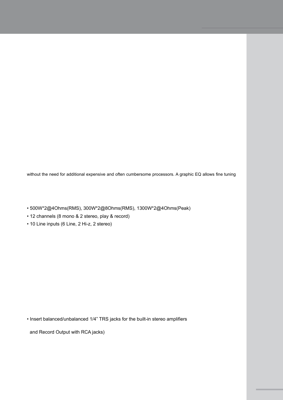 Introduction, About the force 12, Force 12 features | Wharfedale Pro Force 12 User Manual | Page 5 / 18