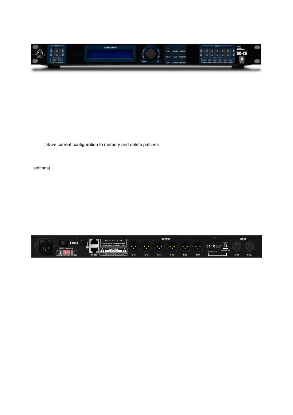 Wharfedale Pro Versadrive SC-26 User Manual | Page 4 / 12