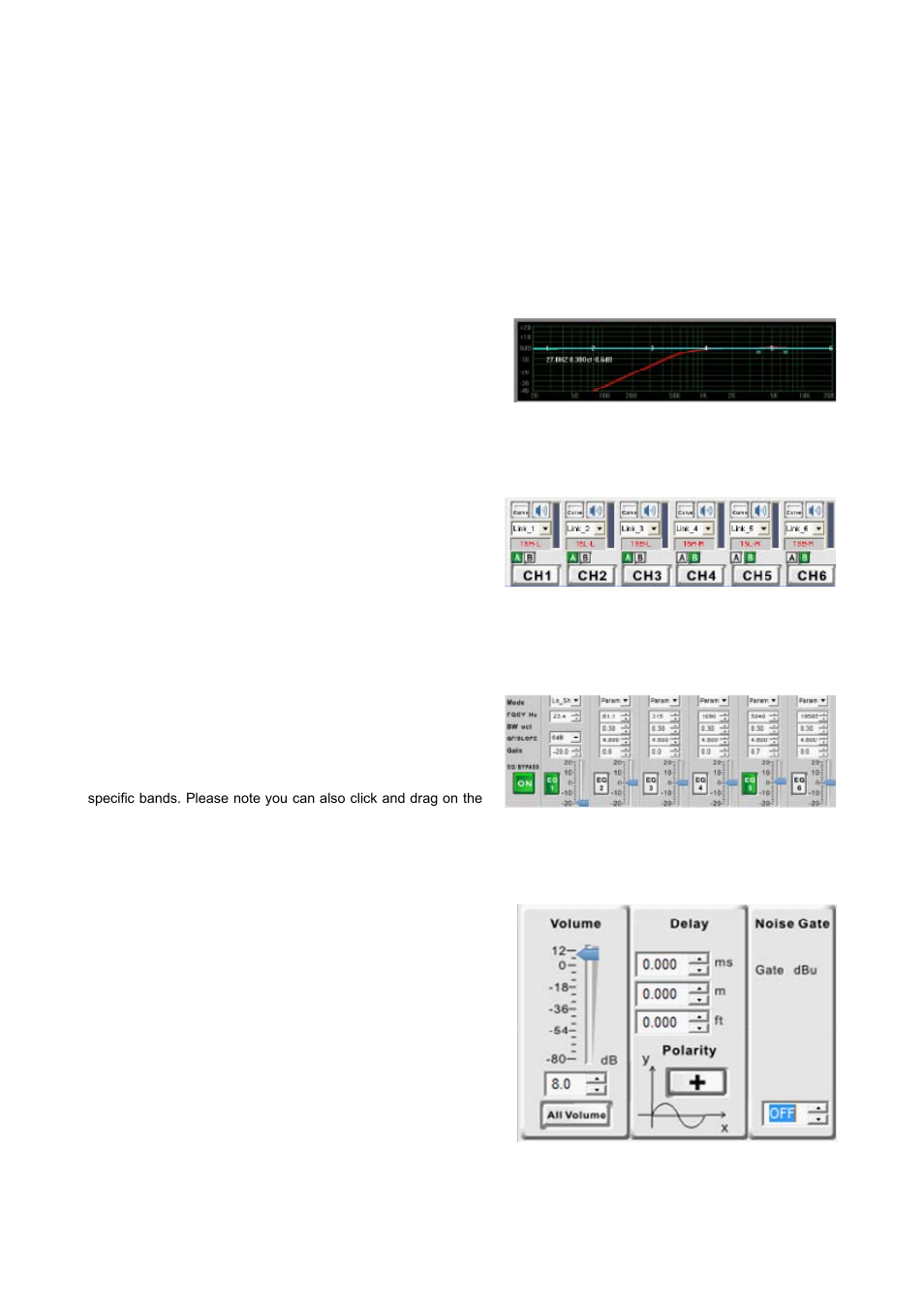 Pc software operation | Wharfedale Pro Versadrive SC-26 User Manual | Page 7 / 12