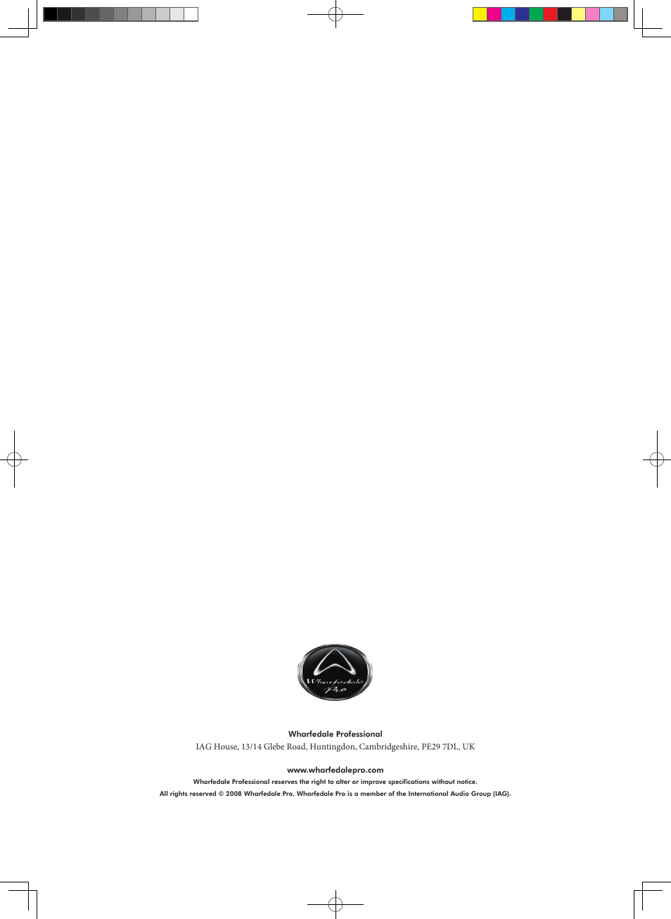 Wharfedale Pro Q-215 User Manual | Page 14 / 14