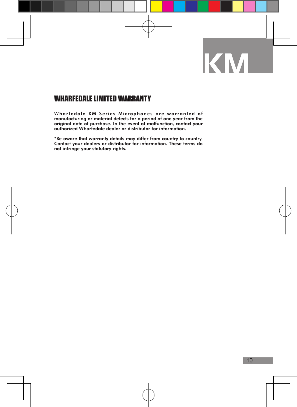 Wharfedale Pro KMD7 User Manual | Page 13 / 14