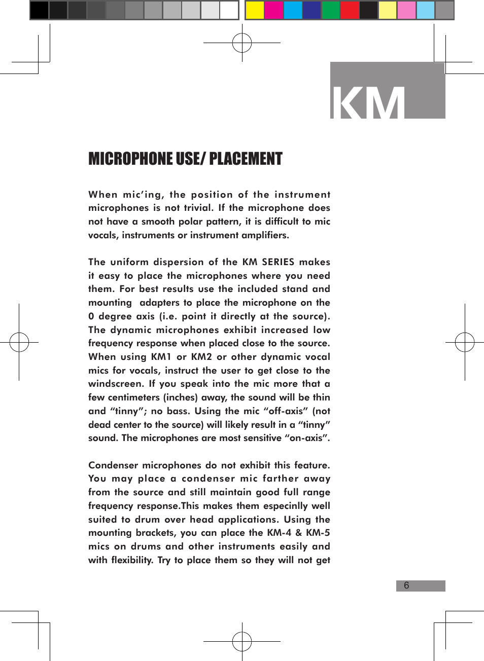 Wharfedale Pro KMD7 User Manual | Page 9 / 14