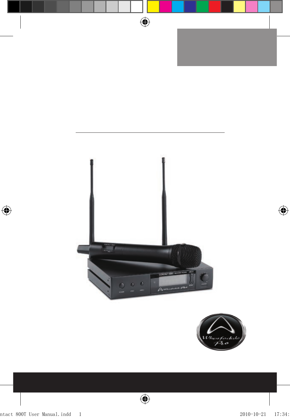 Wharfedale Pro Contact 800T User Manual | 20 pages