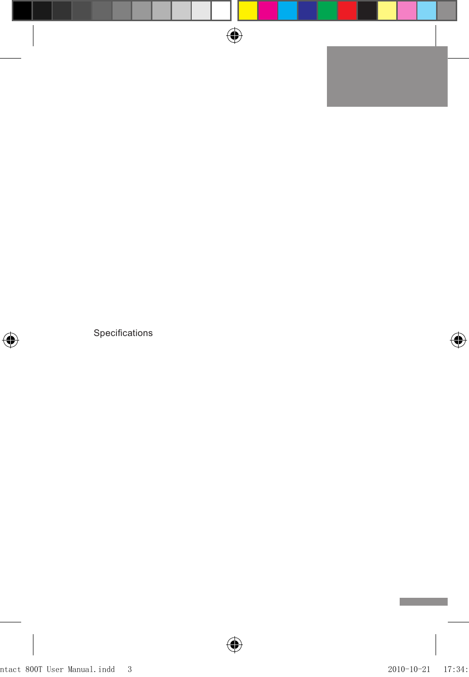 Wharfedale Pro Contact 800T User Manual | Page 5 / 20