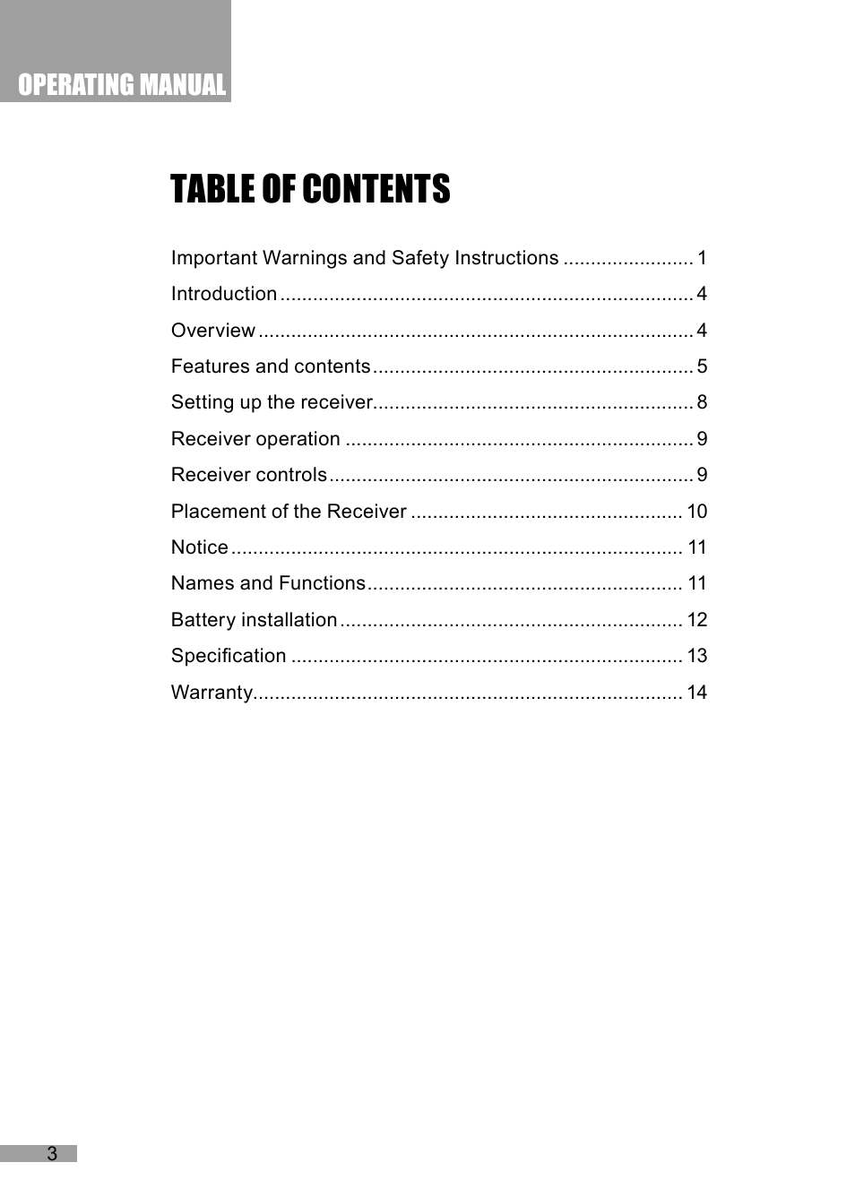 Wharfedale Pro Contact 502A User Manual | Page 4 / 16